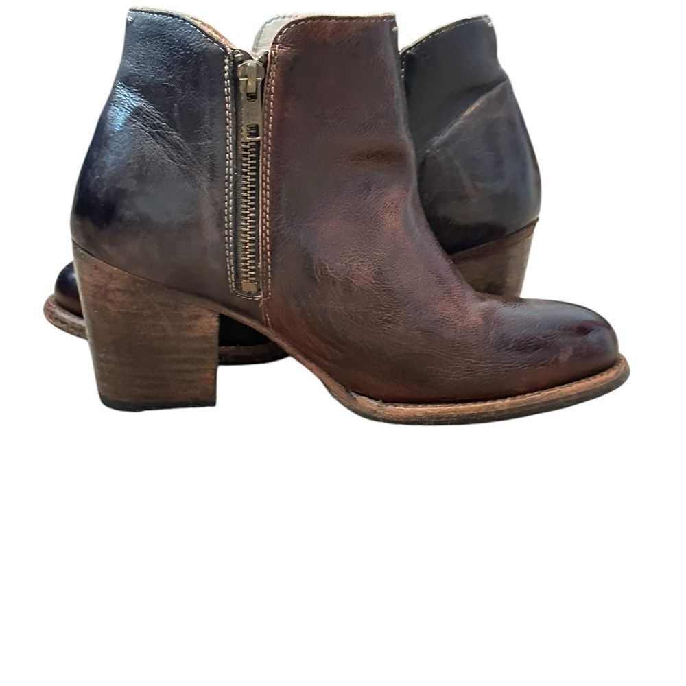 Bedstu Yell 7 Leather Booties in Black Teak | Size 9 - Picture 4 of 12